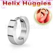 er248m pequeno huggie helix acero quirurgico mate pulido diametro 7mm mayorista