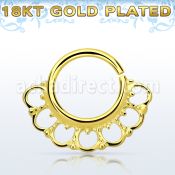 gpsepv8 aro septum plata 925 oro 18 kts 1mm amplio indio 8mm distribuidor mayorista