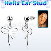 hexvd27 piercing helix plata esterlina 925 lisa lazo colgado eja al por mayor