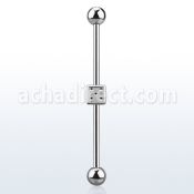 indsh1 barbell industrial acero 316l bolas e 5mm dado acero 316l centro barra 38mm distribuidor
