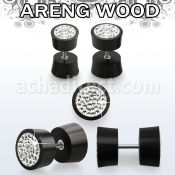 iparmc plug falso madera areng multi cristal ferido lado madera sawo lisa distribuidor