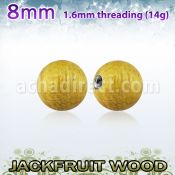 jfball8 bola madera jaca 8mm rosca acero quirurgico al por mayor