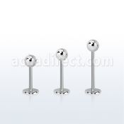 lb20b labret acero quirurgico bola 3mm mayorista