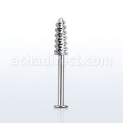 lbscw labret acero quirurgico rosca tornillo distribuidor
