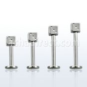 lbsdi3 labret acero quirurgico dado 3mm distribuidor