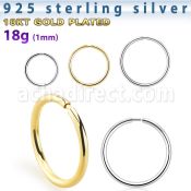 nr31 aro nariz continuo plata 925 1mm al por mayor