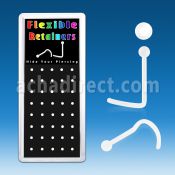 nscrtx40 caja 40 retainers piercing nariz l bio flexible transparente bola 2mm distribuidor mayorista