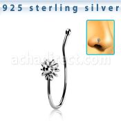 nvcl1 piercing nariz clip plata esterlina sol al por mayor
