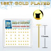 nymx3rg caja display piercing nariz doblar tu mismo plata 925 0 6mm oro 18 kts redonda 2mm distribuidor mayorista