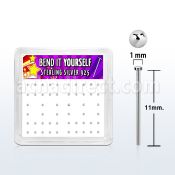 nymx5 caja 52 plata 925 piercing nariz doblar tu mismo 0 6mm redonda 1mm distribuidor mayorista