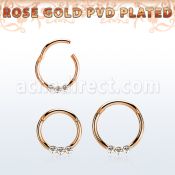 seghr16e aro segmento bisagra oro rosa acero quirurgico distribuidor