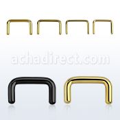 septa septum retenedor retainer acero 316l pvd u invertida al por mayor