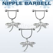 snpod3 barbell pezon estribo acero quirurgico bolas 5mm libelula venta