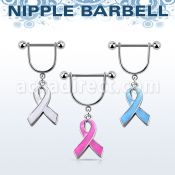 snpod7 barbell pezon estribo acero quirurgico bolas 5mm cinta pintada distribuidor mayorista