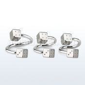 spesdi4 espiral ceja acero quirurgico dados 4mm distribuidor