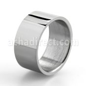 sr125 anillo ancho 10mm grabado acero inoxidable brillo espejo distribuidor mayorista