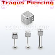 tlbsdi4s labret tragus acero 316l base redonda 2 5mm tragus piercing dado 4mm distribuidor mayorista