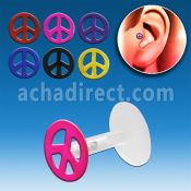 trgs14 piercing tragus bio flex paz plata esterlina color chapado mayorista