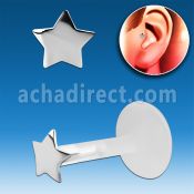 trgs17 piercing tragus bio flex plata esterlina 2mm estrella venta