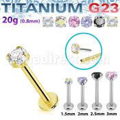 ulbpispz20 titanium g23 labret 20g threadless push pin top