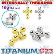 ush3in titanium g23 cross bead balls top