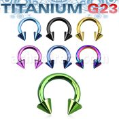 utcbcn5 barbell circular titanio g23 anodizado cono 5mm distribuidor