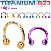 utcbeb barbell circular ceja titanio g23 anodizado bolas 3mm distribuidor mayorista