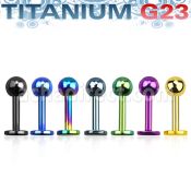 utlbb4s labret titanio g23 anodizado bola 4mm mayorista