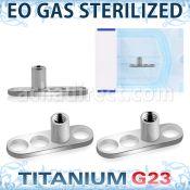 ztsa2 sterilized titanium g23 base part three holes internal