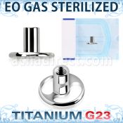 ztsa6 sterilized titanium g23 base part two holes internal