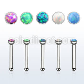 nbsop piercing nariz hueso acero quirurgico 1mm opalos sinteticos redondos 1 5mm distribuidor