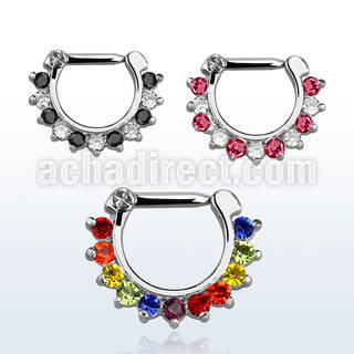 sepcx14 septum clicker barra cierre cristal colores alternantes distribuidor