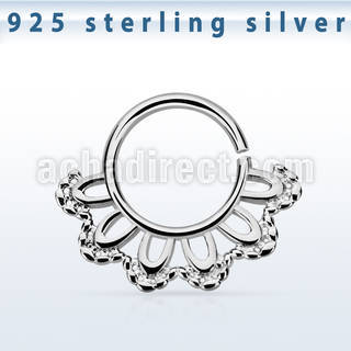 agsepv3 aro septum plata 925 1mm hoja indio 8mm distribuidor mayorista