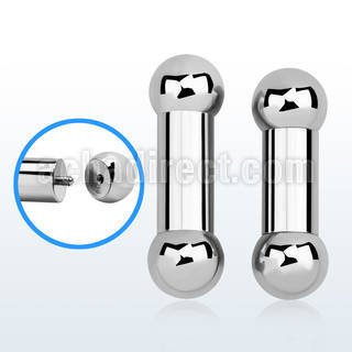 bb00x barbell lengua acero 316l 10mm bolas rosca externa 12mm distribuidor mayorista