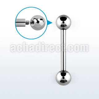 bb12 barbell lengua acero 316l 2mm bolas rosca externa 6mm mayorista