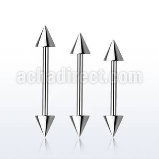 bb20cn barbell ceja helix acero quirurgico conos 3mm distribuidor