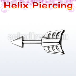 bber33 barbell helix acero quirurgico cono acero 4mm final flecha venta