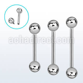 bbgin barbell lengua acero quirurgico bolas 6mm rosca interna distribuidor