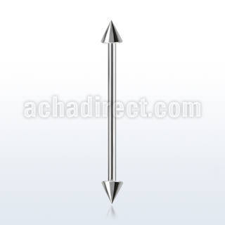 bbindcn4 barbell industrial acero quirurgico 316l conos 4mm distribuidor