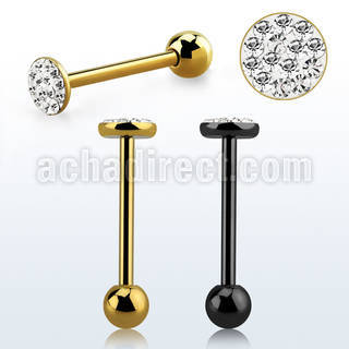 bbmtj9 barbell lengua acero quirurgico anodizado redonda 6mm bola acero 5mm 16mm distribuidor mayorista