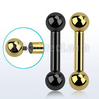 bbt4 barbell lengua acero 316l pvd 5mm bolas rosca interna 8mm distribuidor mayorista