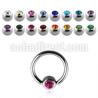 bcec4s 316l steel closure ring w 4mm closure ball w crystal
