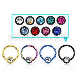 bcetc4s pvd 316l closure ring w 4mm bezel crystal closure ball