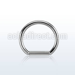 bch16 316l steel intim piercing closure ring w closure pin