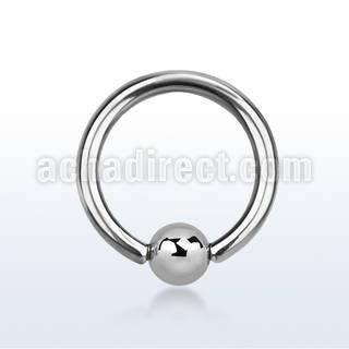 bcr14 316l steel 1 6mm ball closure ring with 4mm ball