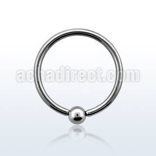 bcr16 316l steel 1 2mm ball closure ring with 3mm ball