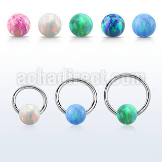 bcr20o6 aro bola presion acero quirurgico bola 6mm opalo sintetico venta