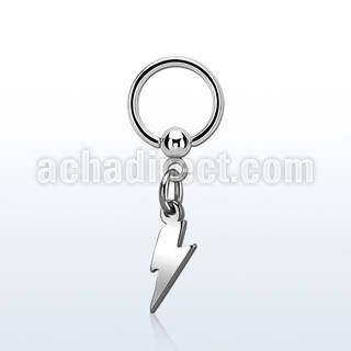 bcrglit aro bola presion acero 316l colgante acero liso rayo mayorista