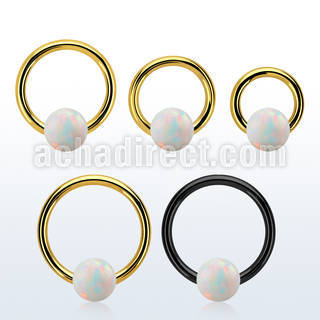 bcrt14o6 aro bola presion acero 316l pvd bola cierre 6mm opalo sintetico venta