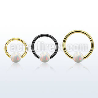 bcrt18o5 aro bola presion acero 316l pvd 1mm bola cierre 5mm opalo sintetico distribuidor